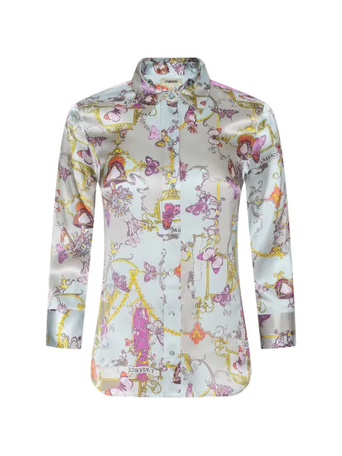 L'Agence Dani shirt Blue 40126RLGGRDS