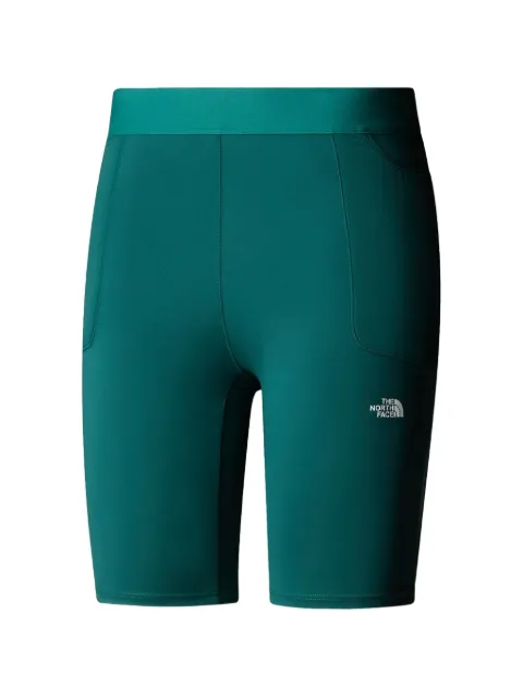 The North Face Refina panelled logo-detail shorts Green NF0A8EF7