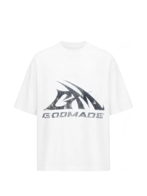 GODMADE logo-print T-shirt White GMT01473