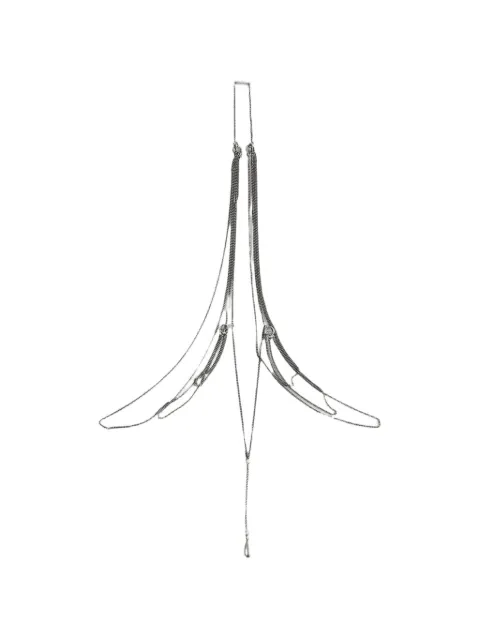 Ann Demeulemeester Pepita multi-chain body jewellery Silver CO00WJBC51JW020