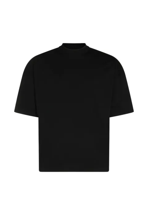 Jil Sander mock-neck short-sleeve T-shirt Black J22GC0266J45084
