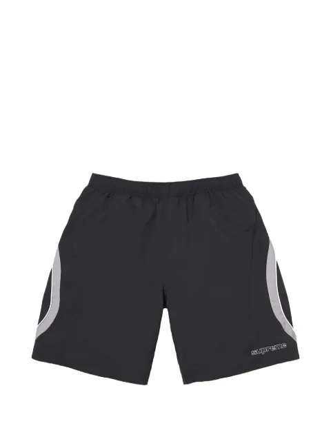 Supreme logo-print shorts Black SU27682