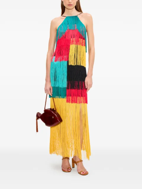 Simon Miller Drea halter-neck maxi dress Yellow W46933222