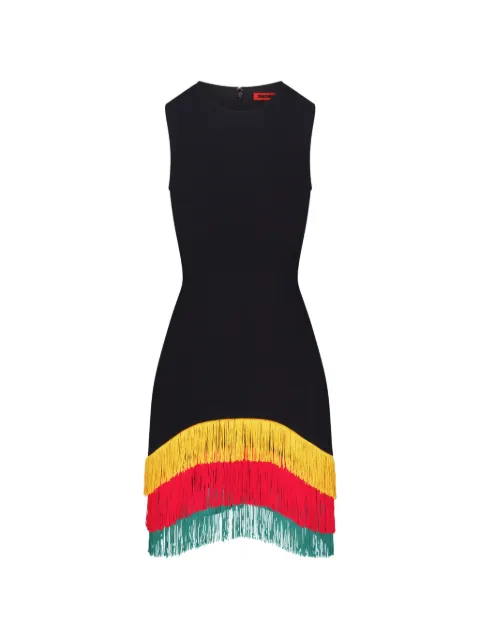 Simon Miller Bowie fringe-trimmed mini dress Black W47093187