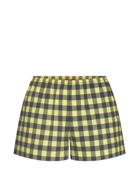 Simon Miller Syd gingham mini shorts Yellow W52853170