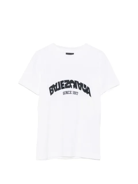 Balenciaga Pre-Owned logo-print T-shirt White 2ND163299