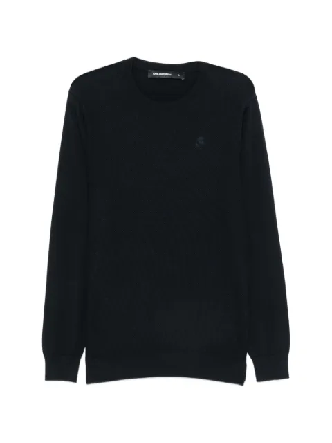 Karl Lagerfeld crew-neck sweater Blue 655008561398
