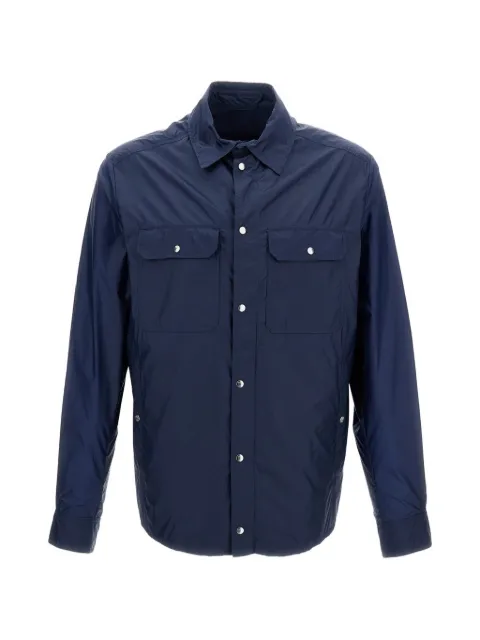 Moncler logo-patch overshirt Blue 2F00054597SN742