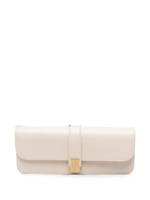 KHAITE Blake leather clutch bag Neutrals H4021976