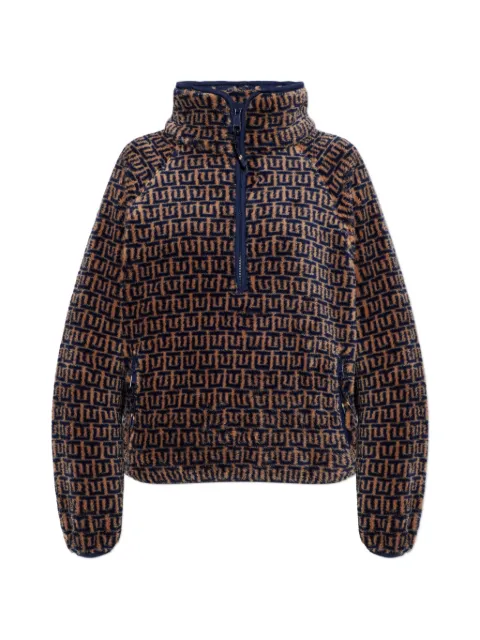 The Upside Castilla TU print half-zip sweatshirt Brown USW2260410