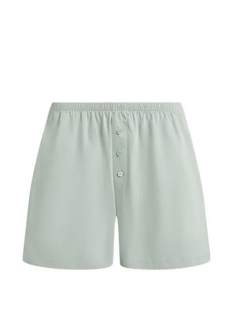 12 STOREEZ Mica mercerised cotton shorts Blue 137739