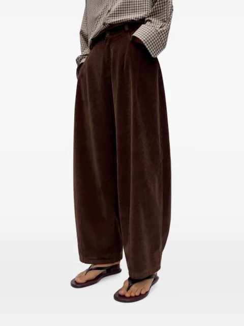 Cordera corduroy baggy trousers Brown 263005BR