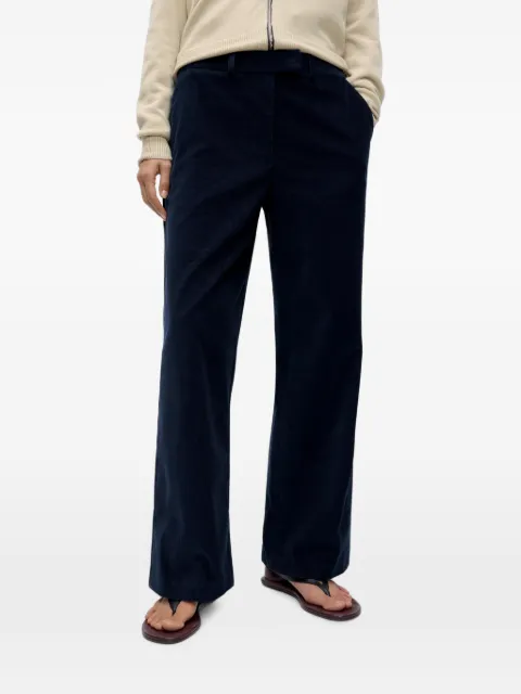 Cordera corduroy low-rise trousers Blue 263114N