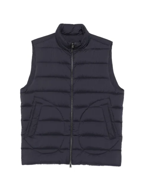 Herno quilted padded gilet Blue PI0018ULE12456Z9202