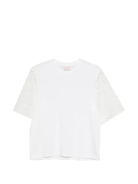 MC2 Saint Barth Maisa broderie-anglaise T-shirt White MSA0002