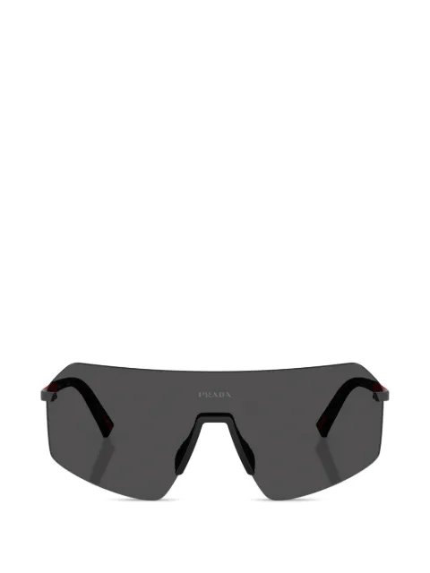 Prada Linea Rossa shield-frame sunglasses Black SPSB50