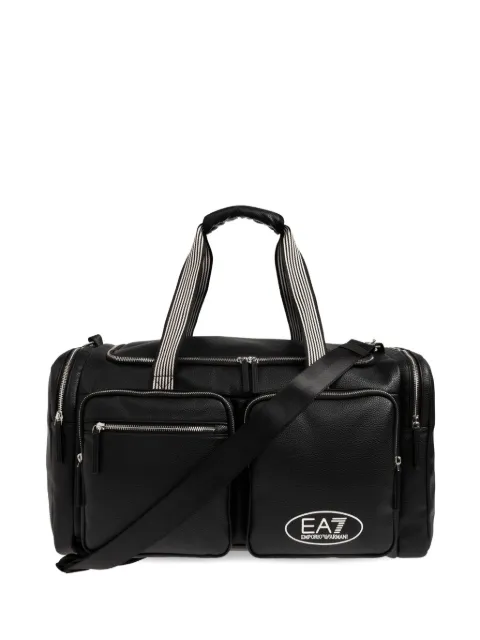 Ea7 Emporio Armani pebbled-texture holdall Black 7X000732AF23200