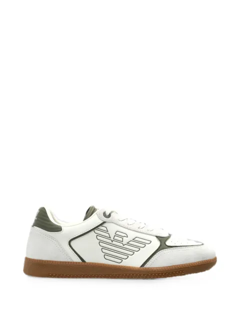 Ea7 Emporio Armani logo-print panelled sneakers White 7X000405AF1