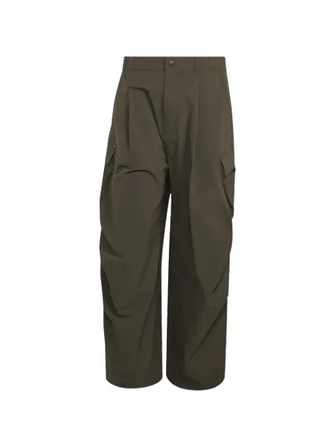 adidas pleated cargo pants Green KR9663