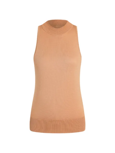 12 STOREEZ Mawata ribbed-knit tank top Neutrals 136929