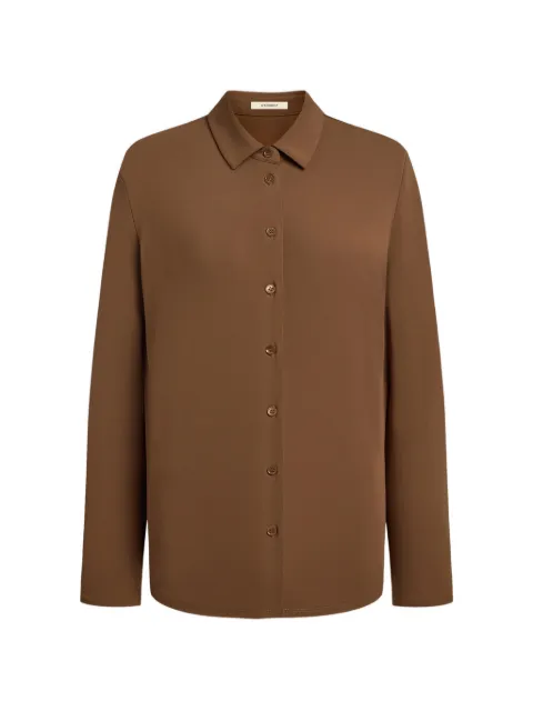 12 STOREEZ long-sleeve jersey shirt Brown 129598