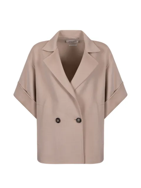 Weekend Max Mara double-breasted virgin wool coat Neutrals 2625086031600064