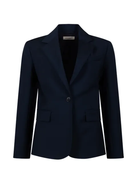Weekend Max Mara single-breasted wool blazer Blue 5046081600001