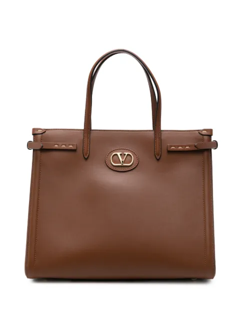 Valentino Garavani leather tote bag Brown W2B0R19YYQ