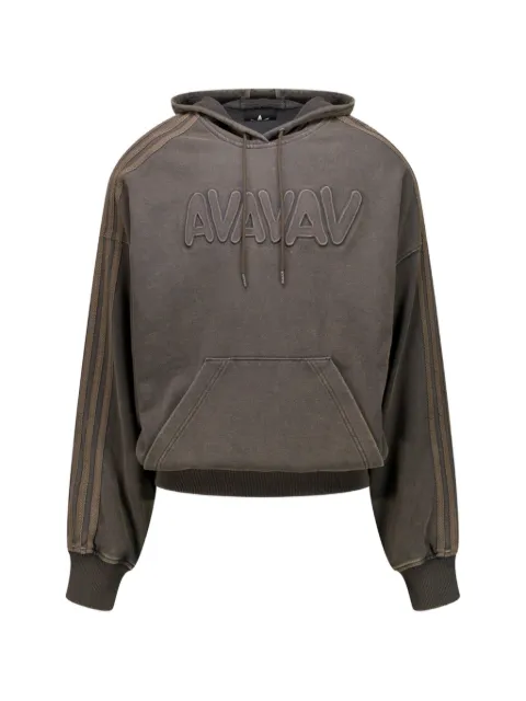 AVAVAV x adidas Originals logo-embossed oversized hoodie Brown AVHOODIEBRWN