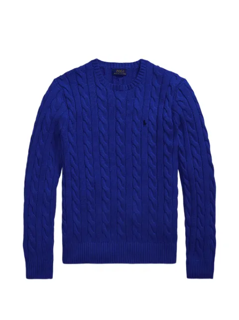 Polo Ralph Lauren cable-knit Pony sweater Blue 710775885