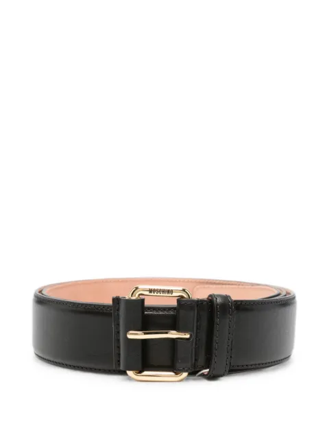 Moschino logo-engraved belt Black MD6006PP0OFD900A