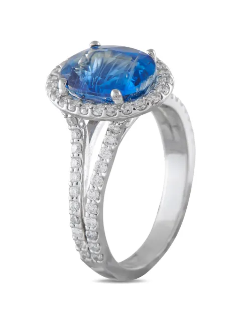 LB Exclusive sapphire and diamond ring Silver MF22051826