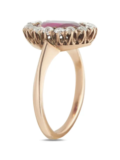 LB Exclusive ruby and diamond ring Pink MF06051826