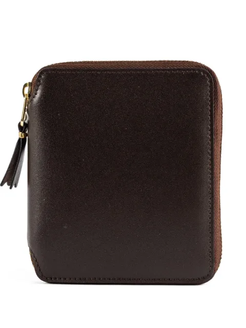 Comme Des Garçons Wallet zip-around leather wallet Brown SA2100