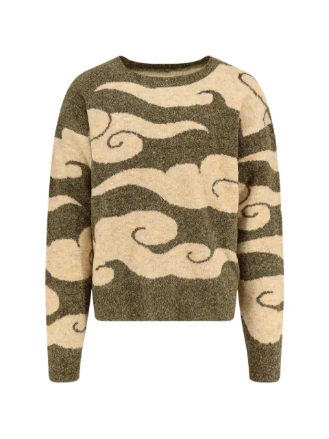 Woodbird Kurt Cloud brushed sweater Green 2536811148