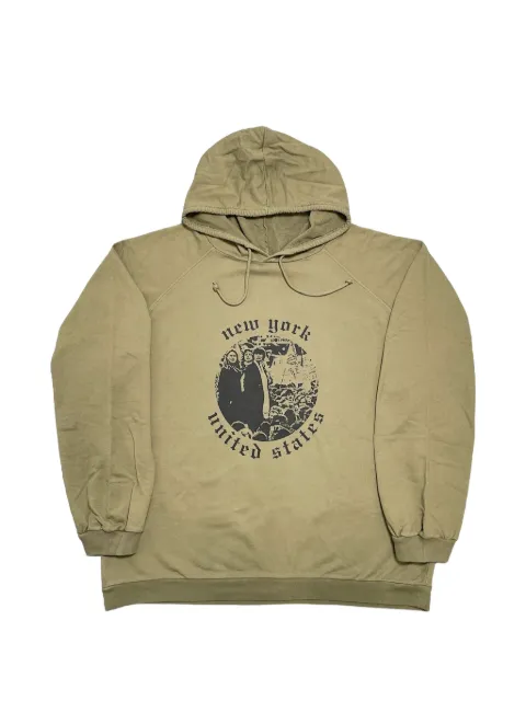 Raf Simons Redux AW01 New York hoodie Neutrals 04591FW010106RNYHOLIV