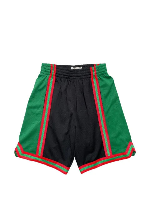 Mitchell & Ness Swingman colour-block mesh shorts Black SMSHNG18827LALBLCK196