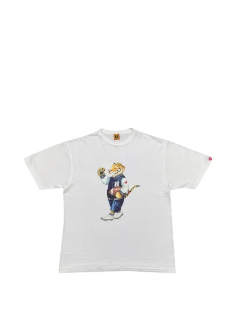 Human Made Preppy Tiger T-shirt White HM26TE001WHT