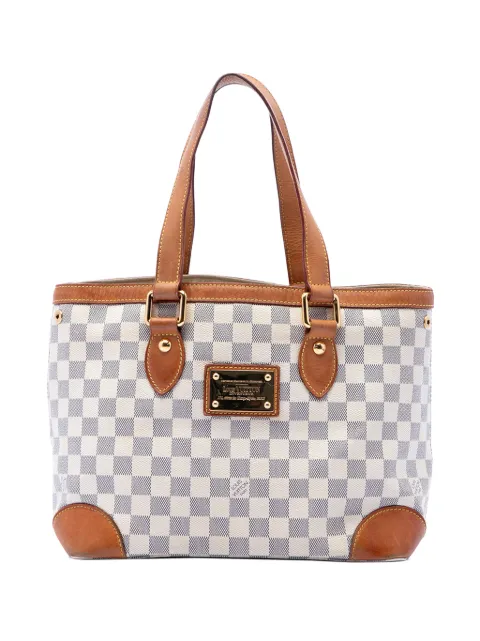 Louis Vuitton Pre-Owned 2008 Damier Azur Hampstead PM tote bag White SMCXRFKBNFJDVTFC