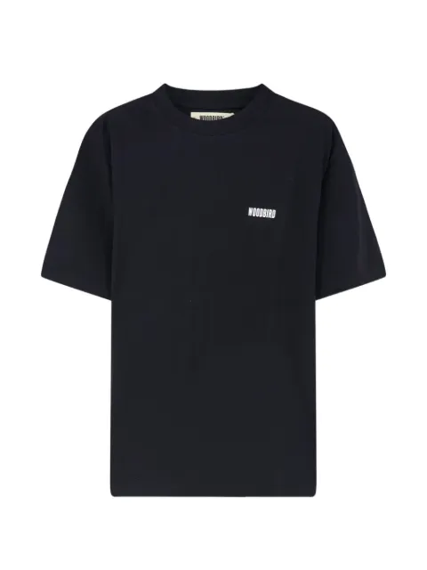 Woodbird Baine Sea logo-print T-shirt Black 261640101