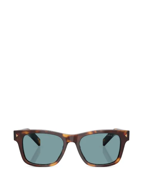 Prada rectangle-frame sunglasses Brown SPRA1715W04D