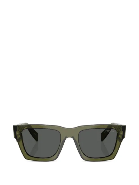 Prada rectangle-frame sunglasses Green SPRA0625A40L