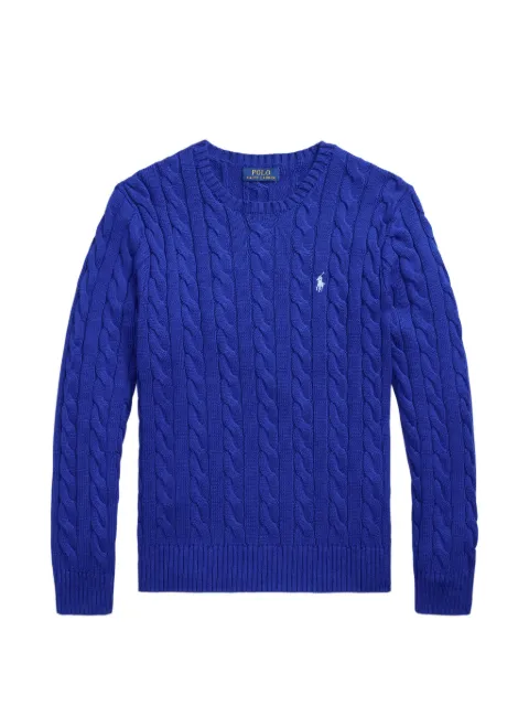 Polo Ralph Lauren cable-knit cotton sweater Blue 710775885