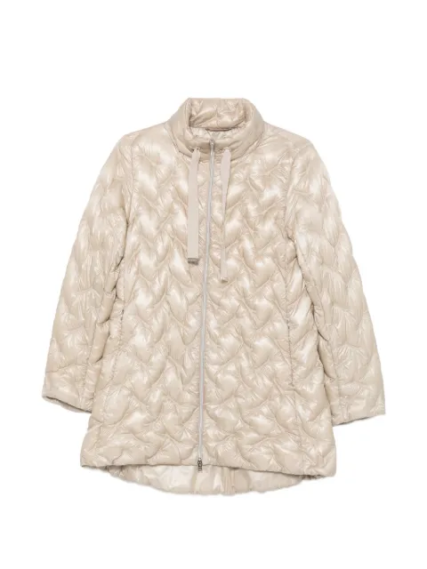 Herno quilted high-neck coat Neutrals PI00181DR12017Z