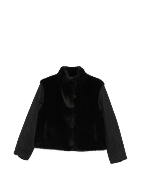 Herno faux-fur panelled jacket Black GI00054DR12896