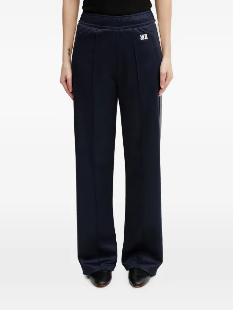 Wales Bonner Anthem side-stripe track pants Blue WS26JE14JE10503
