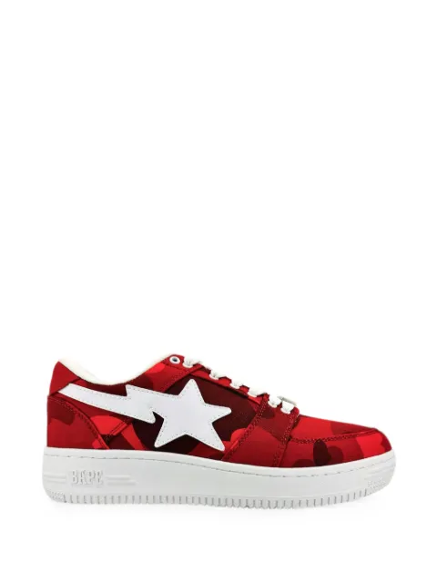A BATHING APE® Bapesta M2 Low lace-up sneakers Red 1H20191014