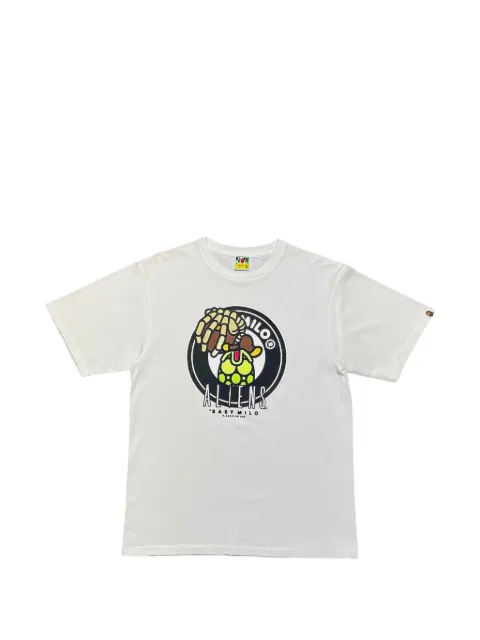 A BATHING APE® Baby Milo graphic-print T-shirt White 2D23110901