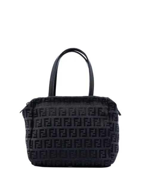 Fendi Pre-Owned 20th Century Zucchino Canvas handbag Black NNPBRY1GMPVPF667
