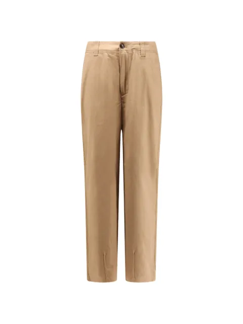Woodbird Wu chino cotton trousers Brown 261620275